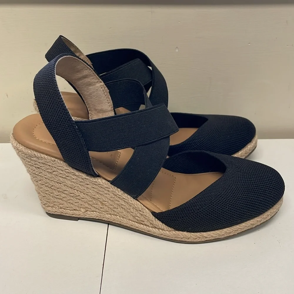 Kelly & Katie Brynn Wedge Espadrille Sandal